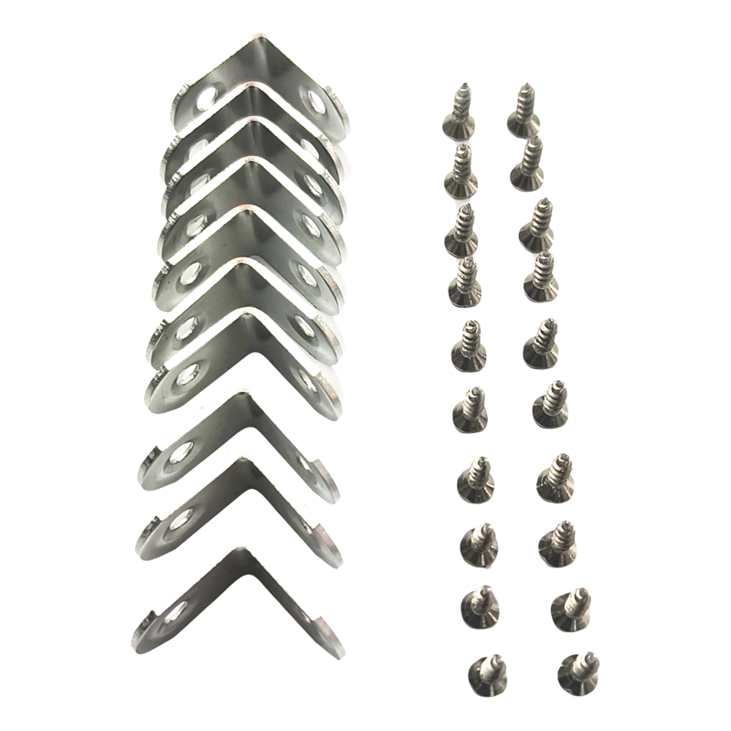 Woodworking X Brace - 10 x Steel L Bracket Corner