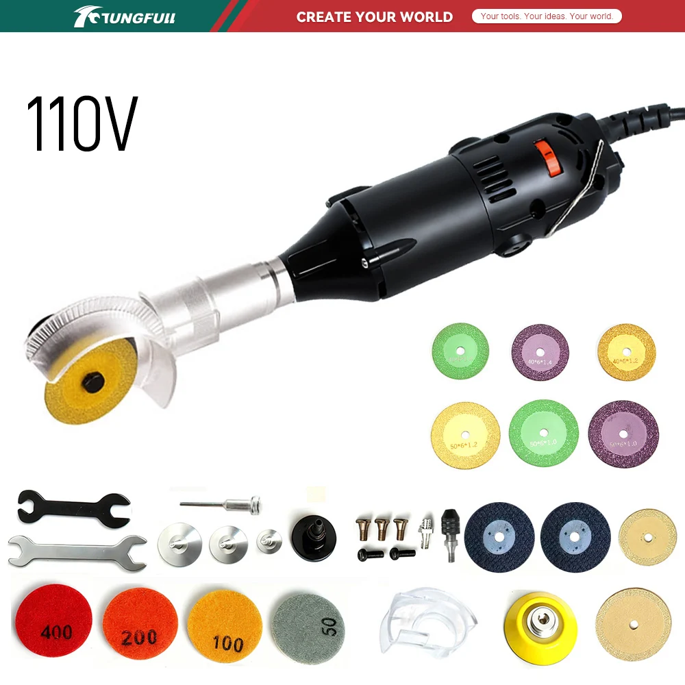 Woodworking Diy - TUNGFULL 110V Mini Angle Grinder Electric