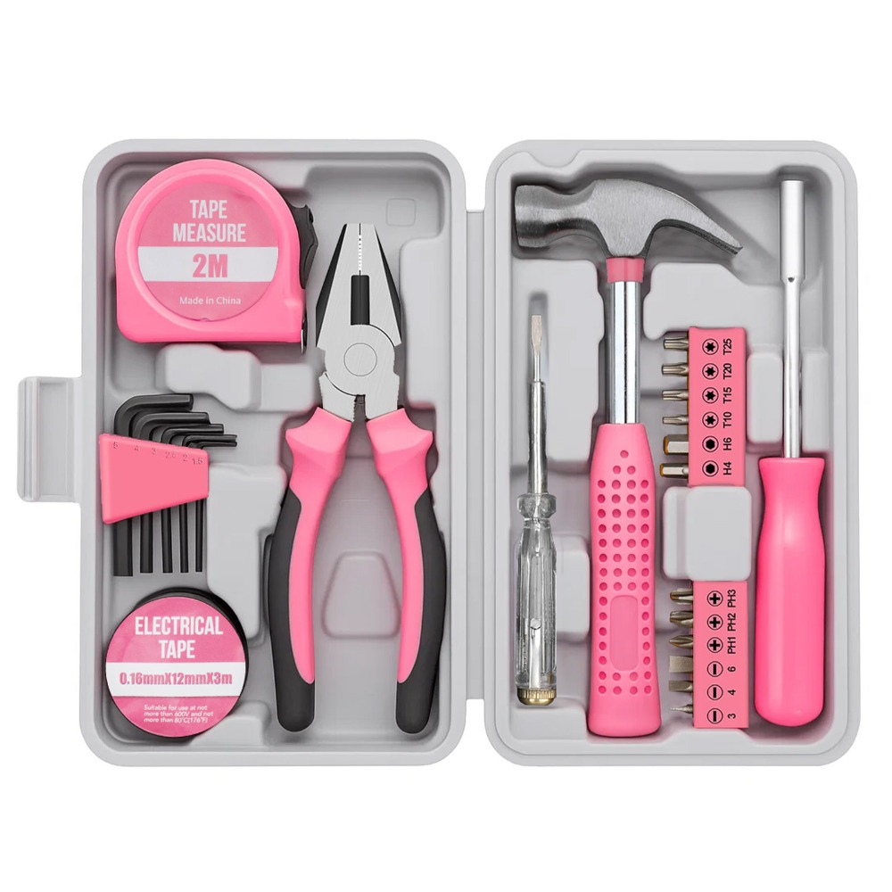 Woodworking Hammer - Pink Portable Hand Tools Combination Home