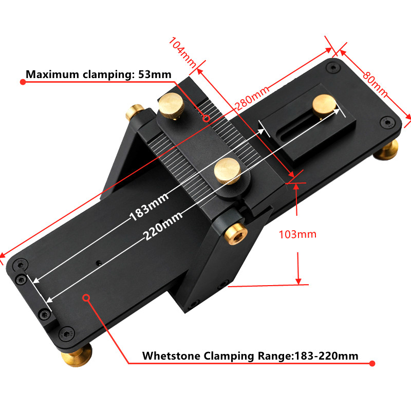 Aluminum Fixed Angle Whetstone - огляд і ціна Woodworking Marking Knife