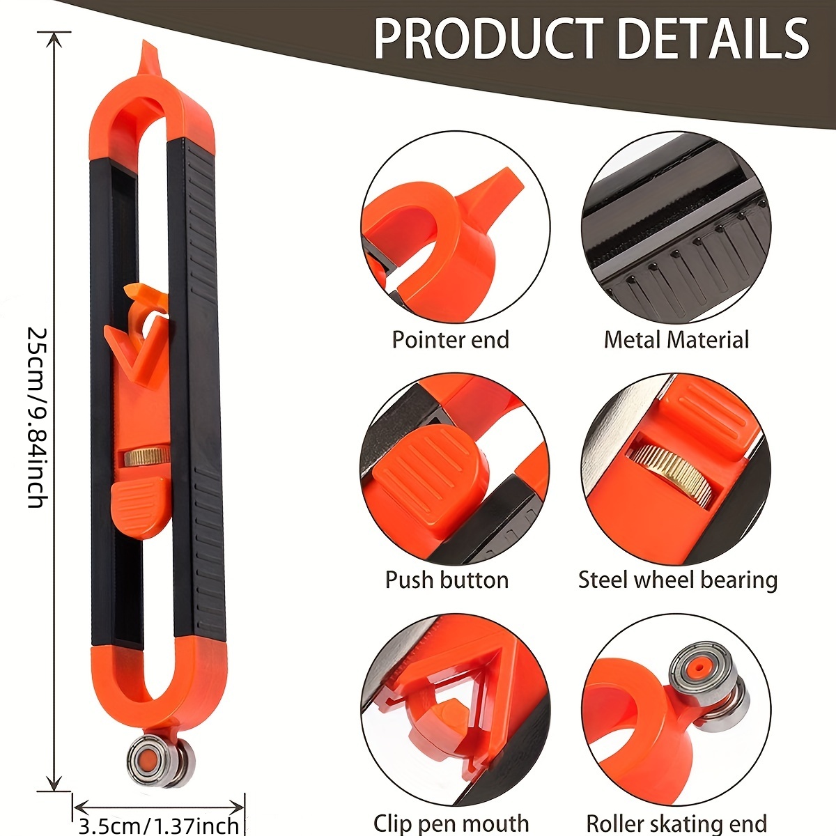 Contour Gauge Scribing Tool, P - огляд і ціна Woodworking Man
