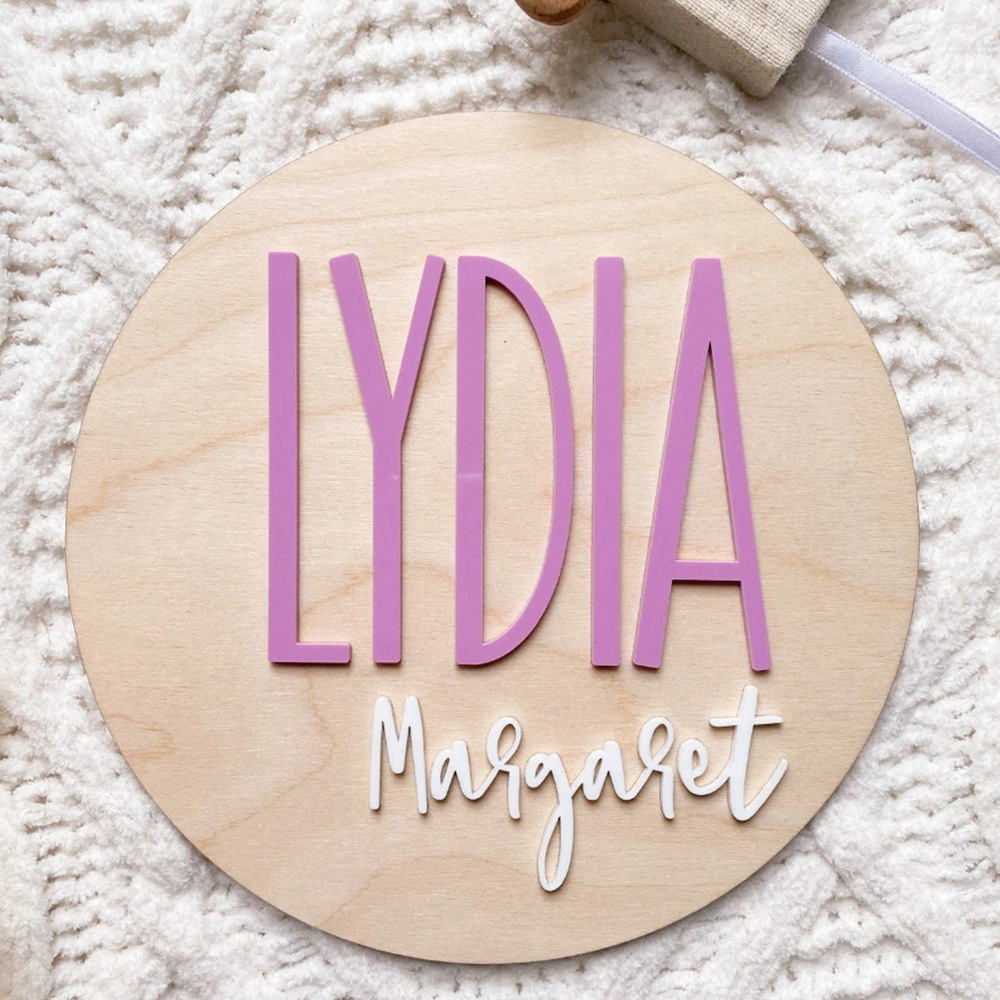 Personalised Birth Announcemen - огляд і ціна Woodworking Laser
