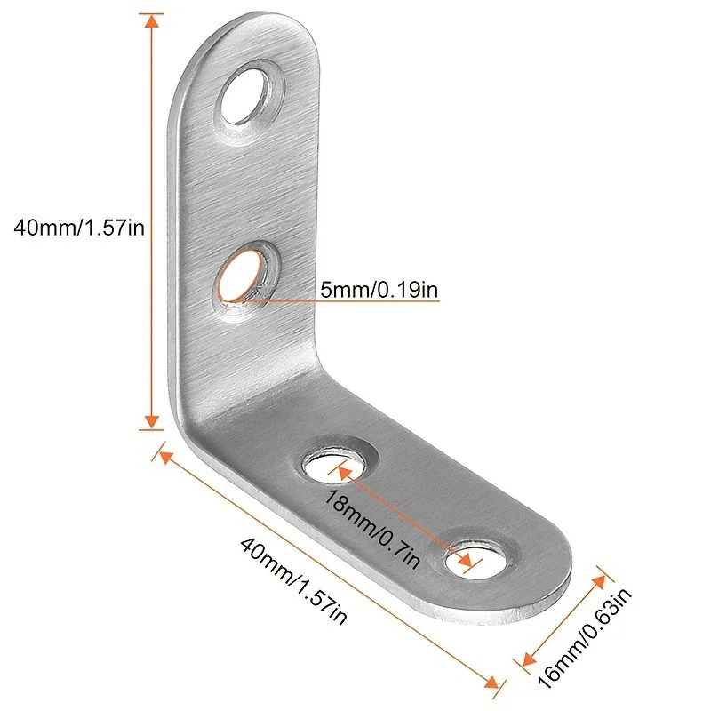 6Pcs Stainless Steel 90 Degree - огляд і ціна Woodworking X Brace