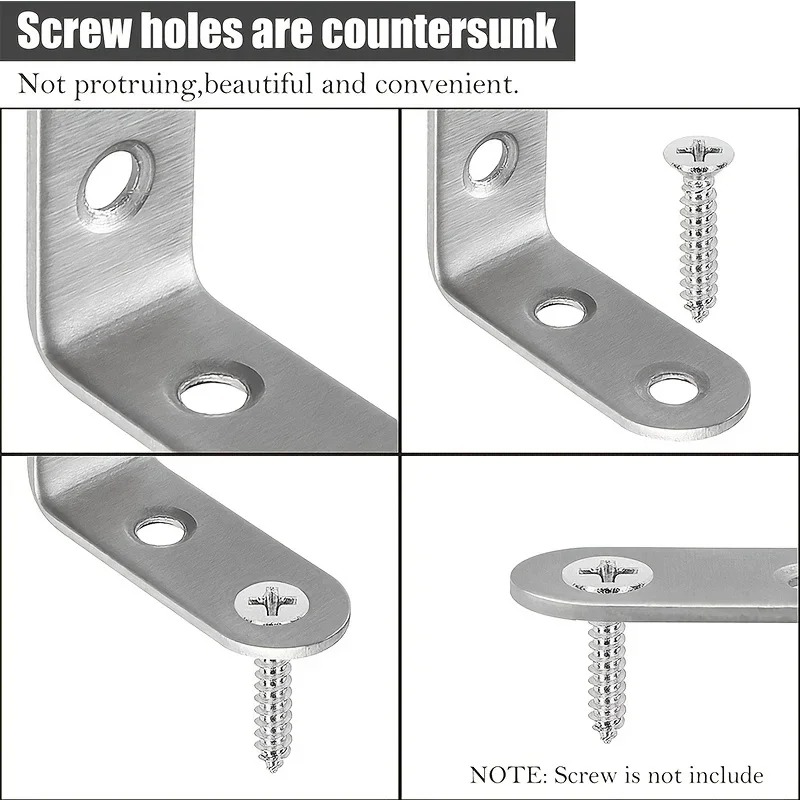 6Pcs Stainless Steel 90 Degree - огляд і ціна Woodworking X Brace