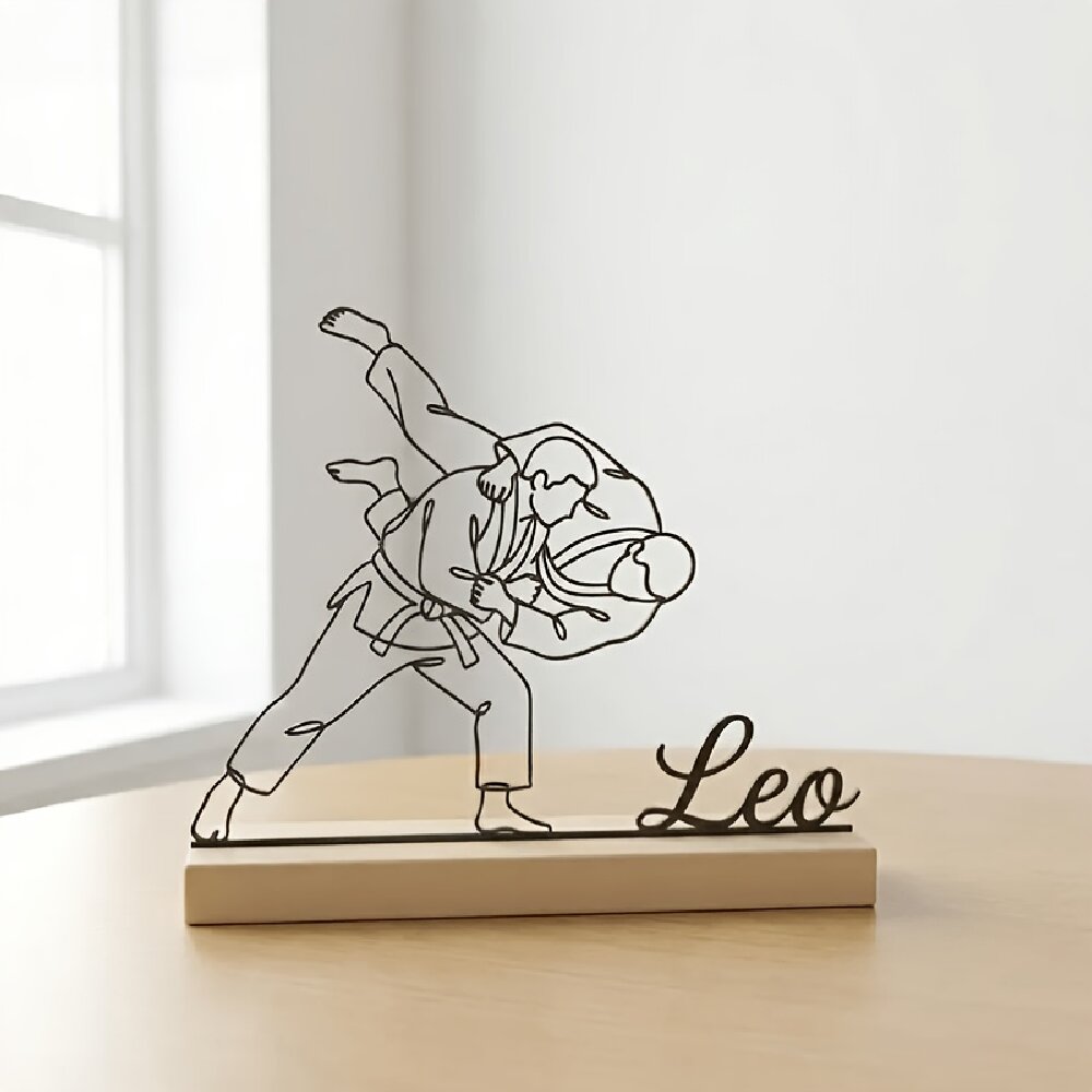 Custom Engraved Judo Martial A - огляд і ціна Woodworking Laser