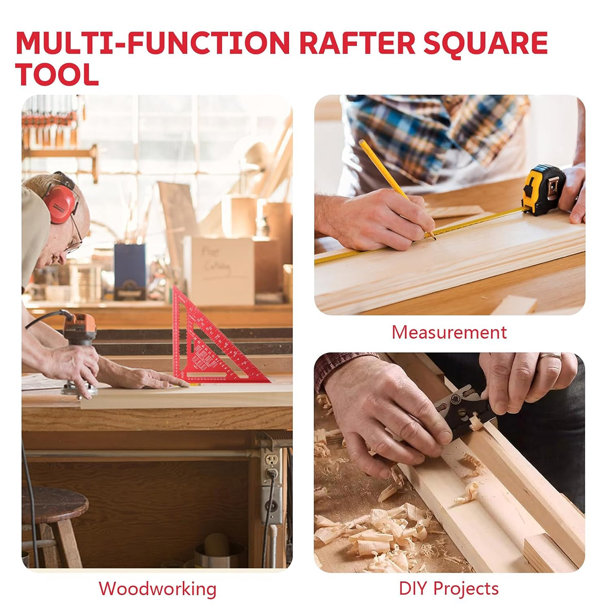 Aluminum Alloy Speed Square Hi - огляд і ціна Woodworking Man