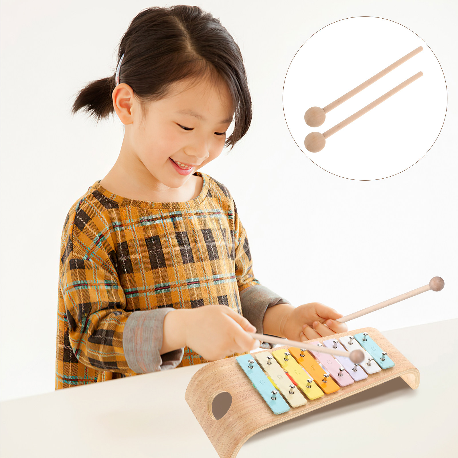 2Pcs Wooden Xylophone Mallets  - огляд і ціна Woodworking Xylophone