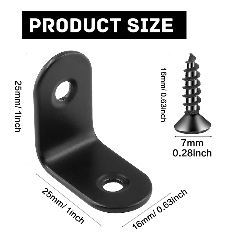 5-40 pcs, Corner Brace 25 x 25 - огляд і ціна Woodworking X Brace