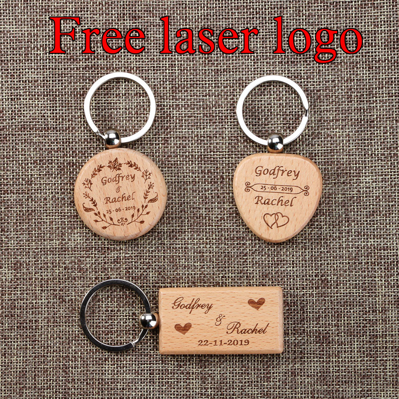 Custom Wooden Keychain Laser E - огляд і ціна Woodworking Logos