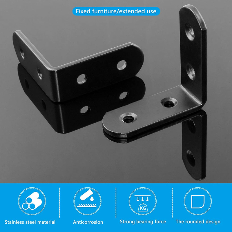 6-20Pcs L Bracket Right Angle  - огляд і ціна Woodworking X Brace