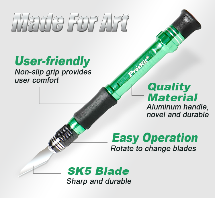 Pro'skit PD-398 handmade art c - огляд і ціна Woodworking Marking Knife