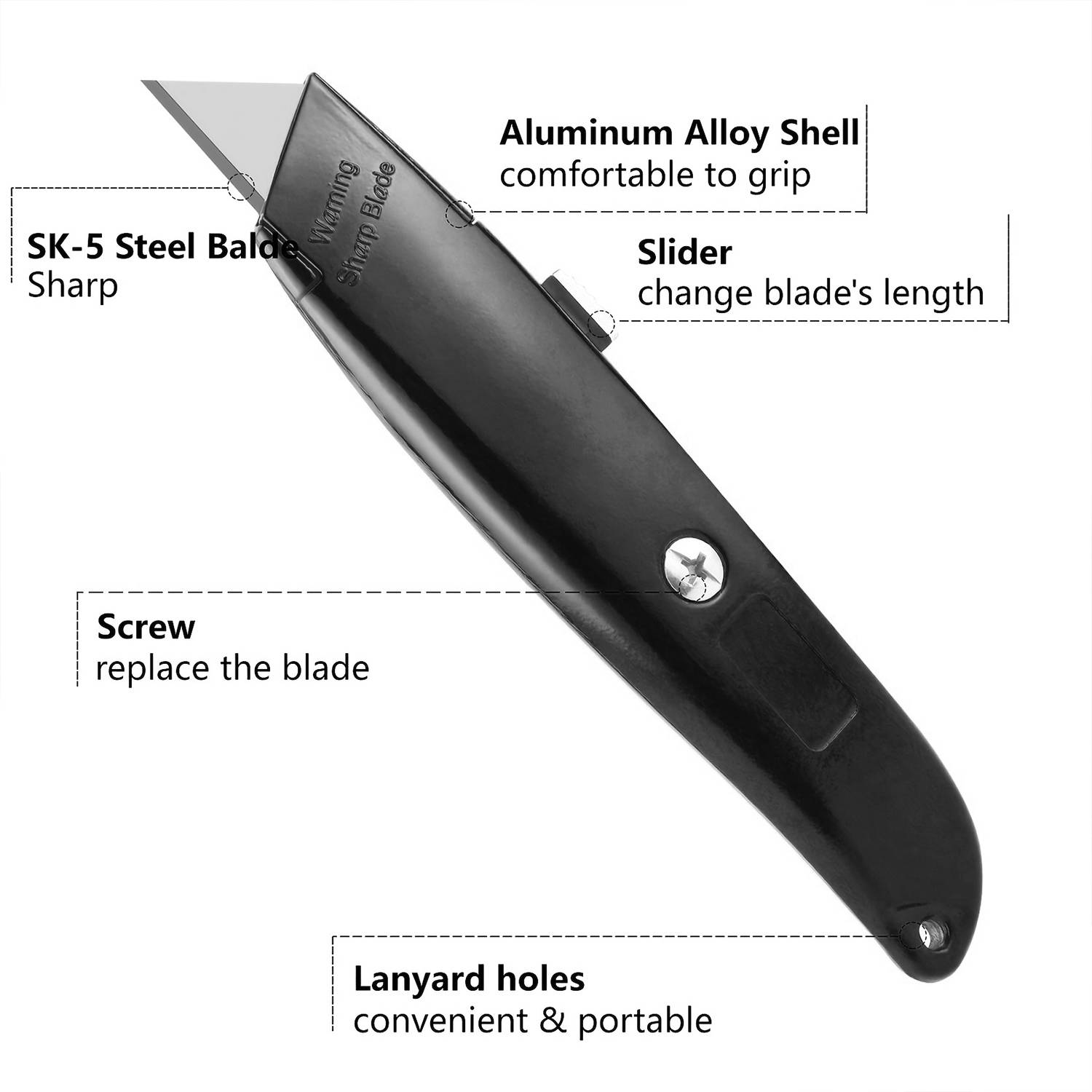 1/2PCS Utility Knife Retractab - огляд і ціна Woodworking Warehouse