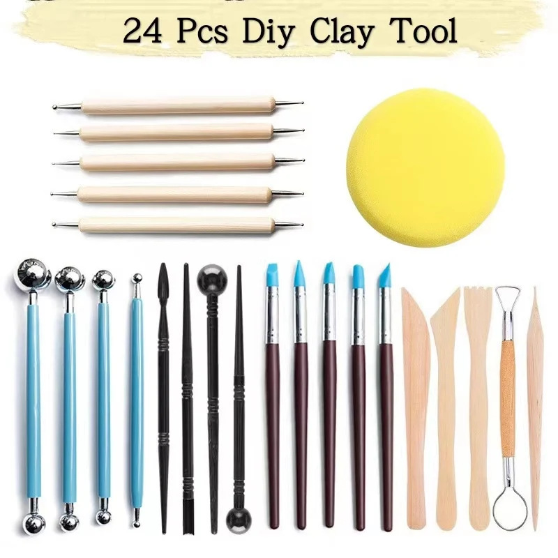8-61PCS Pottery Tool Set - Cer - огляд і ціна Wood Chisel Set