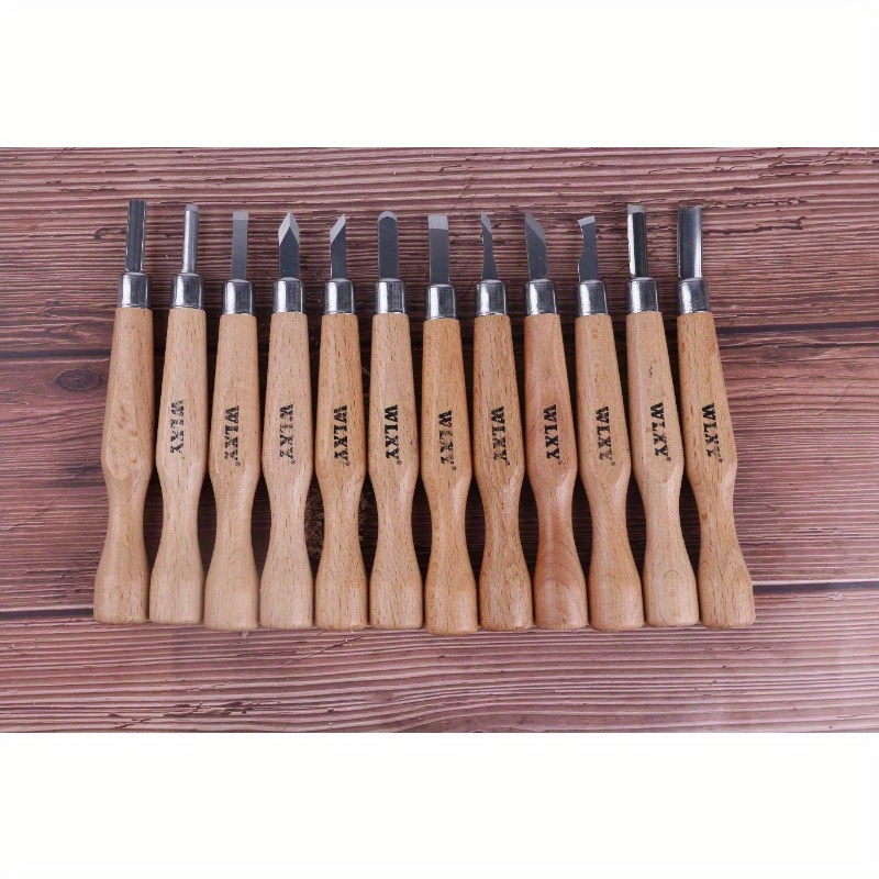 Set Of 12 Professional Wooden  - огляд і ціна Wood Chisel Set