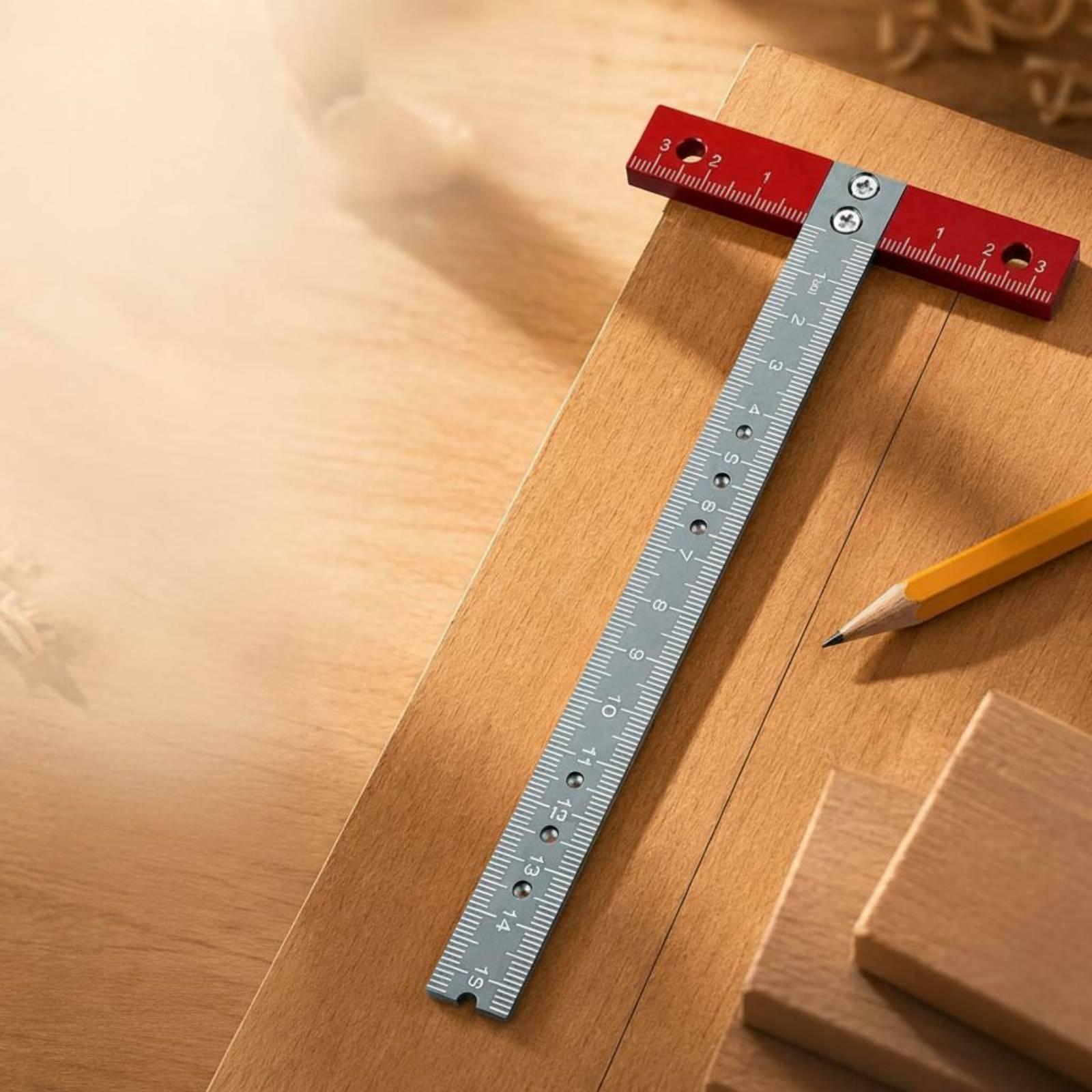T Shaped Ruler Accurate Markin - огляд і ціна Woodworking Workshop Layout