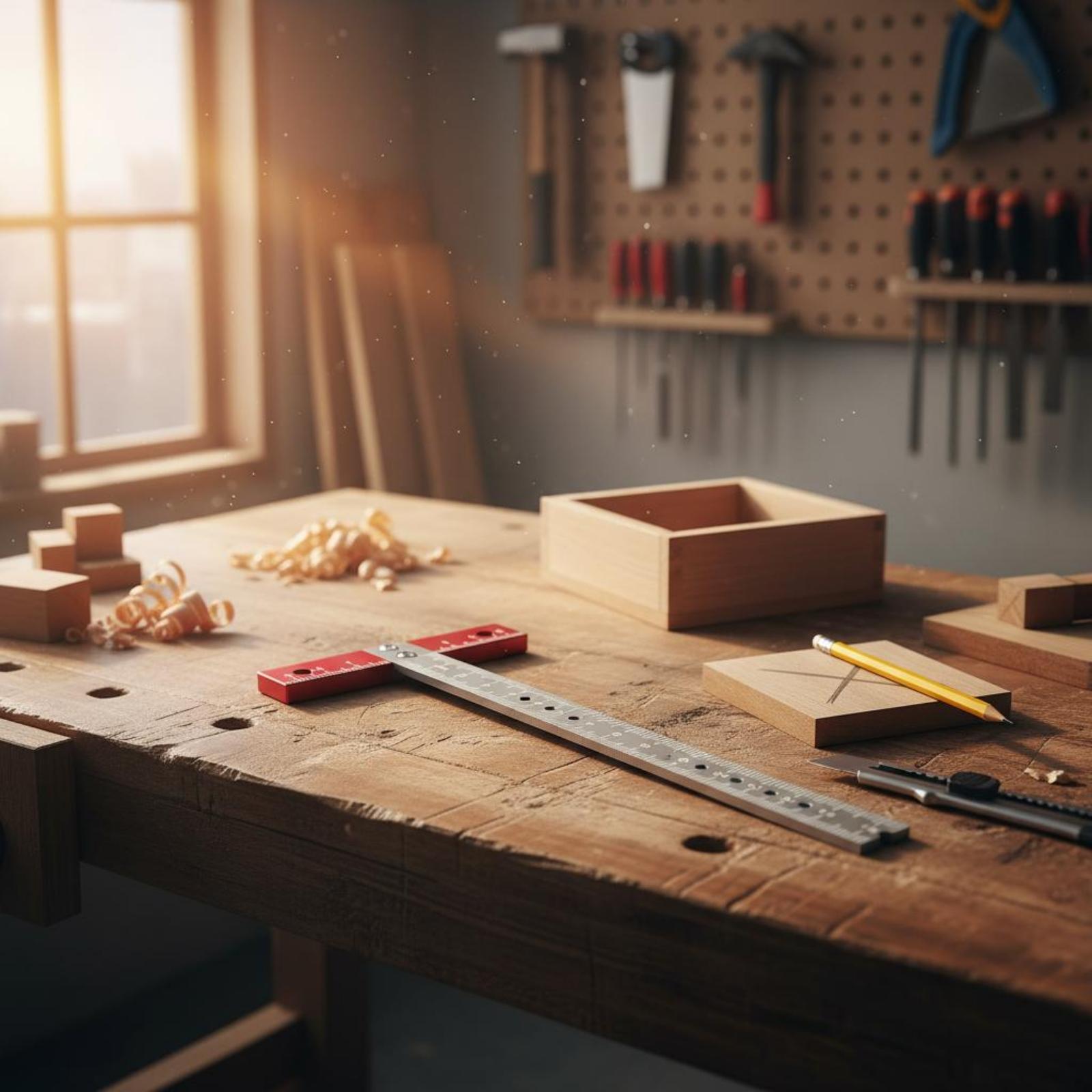 T Shaped Ruler Accurate Markin - огляд і ціна Woodworking Workshop Layout