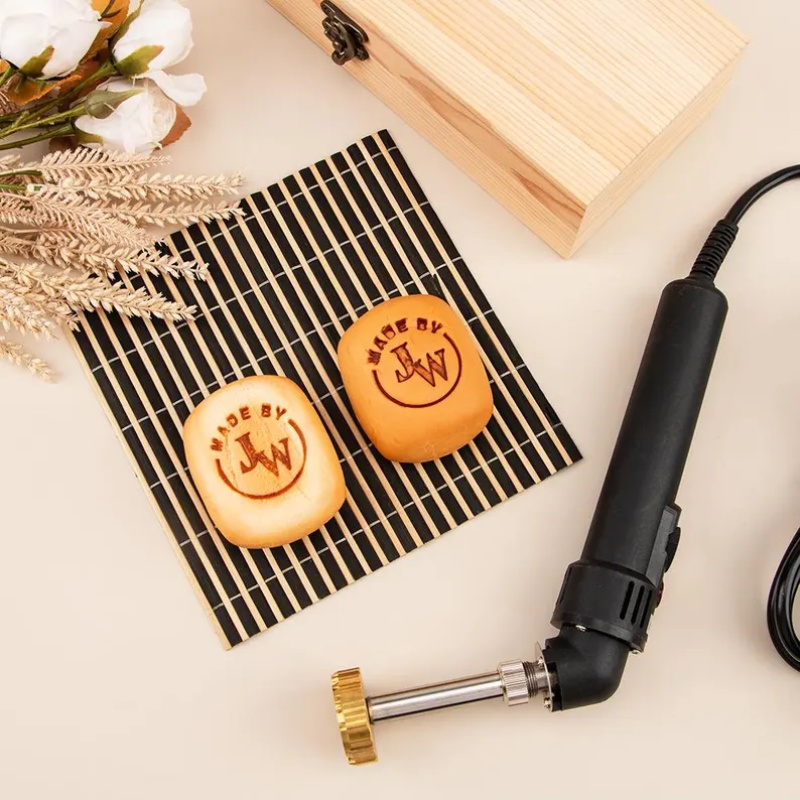 M8 Custom Branding Iron Stamp  - огляд і ціна Woodworking Logo Design Free