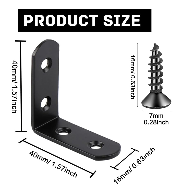 6-20 Pcs L Bracket Stainless S - огляд і ціна Woodworking X Brace
