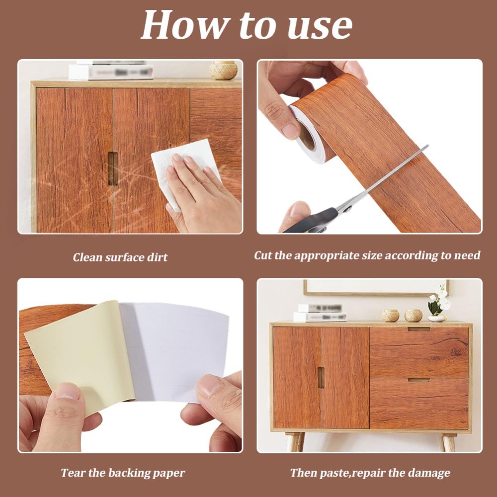 Waterproof Wood Grain Self Adh - огляд і ціна Xfasten Woodworking Tape